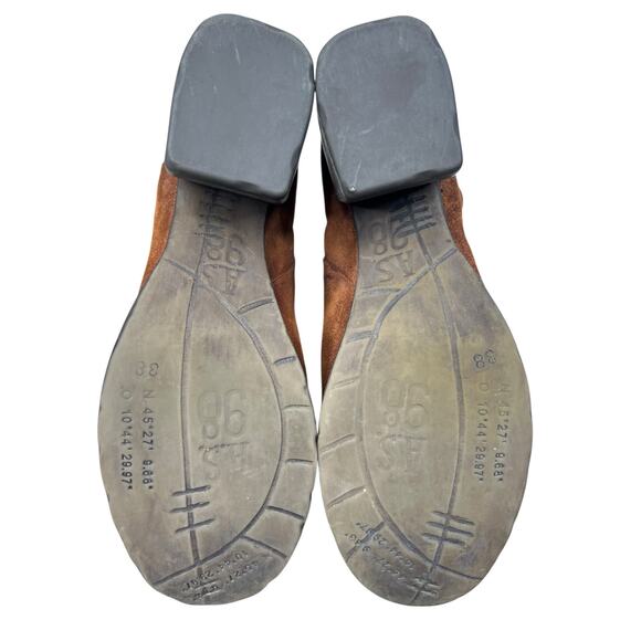 A.S. 98 Women’s Jase Brown Suede Side Zip Ankle Boot Size 38 US 7.5/8 - Picture 9 of 11